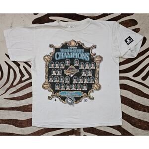 1997 Florida Marlins World Series Champions Starter Vintage T-Shirt Size M